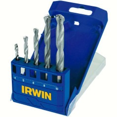 Jogo de broca de wídea 4 a 10 mm para concreto com 5 peças - 891503 Jogo de broca de wídea 4 a 10 mm para concreto com 5 peças - 891503