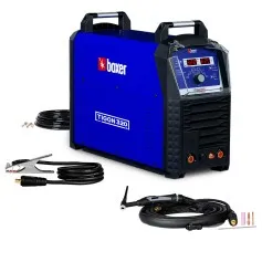Inversora de solda 320A para eletrodo e Tig DC monofásica/trifásica 220V - TIGON320P