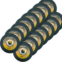 Kit 100 Discos de corte fino para metal e inox 4.1/2