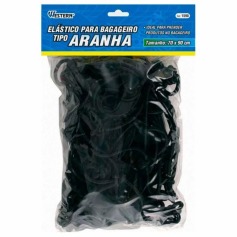 Elástico para bagageiro tipo aranha 70 x 90 cm Elástico para bagageiro tipo aranha 70 x 90 cm