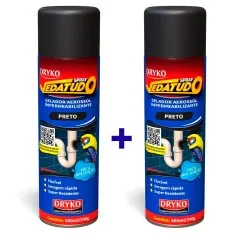 Borracha líquida impermeabilizante spray 400 ml 2 unidades - Vedatudo