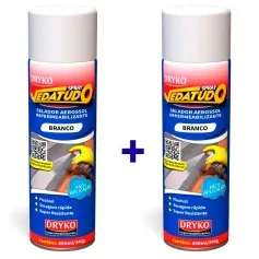 Borracha líquida impermeabilizante spray 400 ml 2 unidades - Vedatudo