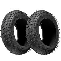 Kit 2 Pneus para carrinho de mo 2 lonas 3,25