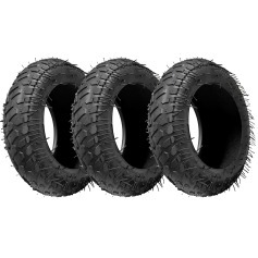 Kit 3 Pneus para carrinho de mo 2 lonas 3,25 x 8