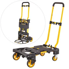 Carro armazém plataforma 2 em 1 para cargas capacidade 70/137 kg - STST98375L-BR