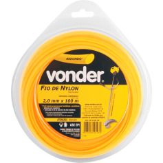 Fio de nylon redondo 2,0 mm x 100 metros para ro�adeira