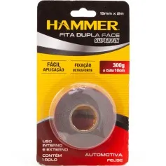 Fita dupla face multiuso automotiva 19mm x 2m - FEL-192