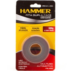Fita dupla face multiuso automotiva 25mm x 2m - FEL-252