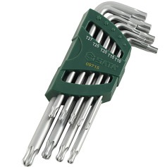 Jogo de chave hexalobular longa T10 a T50 9 peças - ST09715 Jogo de chave hexalobular longa T10 a T50 9 peças - ST09715