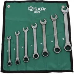 Jogo de chave combinada com catraca speedy de 8 a 18 mm com 7 peças - ST09024SJ