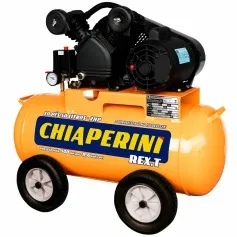 Compressor de ar 10 pés 50L 2 hp 140 libras monofásico - REX.T Móvel