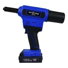 Rebitador a bateria 18V 2Ah para rebites até 1/4