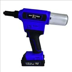 Rebitador a bateria 18V 2Ah para rebites até 1/4