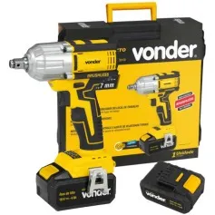 Chave de impacto a bateria 18 volts encaixe de 1/2