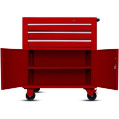 Carrinho para ferramentas com 3 gavetas e 2 portas  - RLL-316 Carrinho para ferramentas com 3 gavetas e 2 portas  - RLL-316