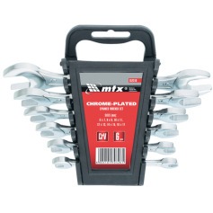 Jogos de chave fixa 6 a 17 mm com 6 peças Jogos de chave fixa 6 a 17 mm com 6 peças