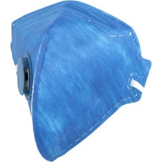 Máscara de proteção com válvula PFF2 RDV 2202 azul  Máscara de proteção com válvula PFF2 RDV 2202 azul