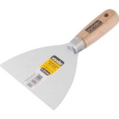 Esptula 10 cm cabo de madeira