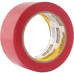 Fita adesiva para demarcação 48 mm x 30 m vermelho Fita adesiva para demarcação 48 mm x 30 m vermelho