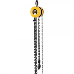 Talha manual capacidade de 1 tonelada com corrente de 3 metros