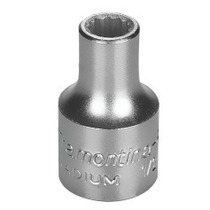 Soquete estriado 11 mm encaixe 1/2