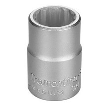 Soquete estriado 22 mm encaixe 3/4