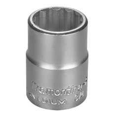 Soquete estriado 24 mm encaixe 3/4 Soquete estriado 24 mm encaixe 3/4