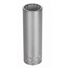 Soquete estriado longo 24 mm encaixe de 1/2