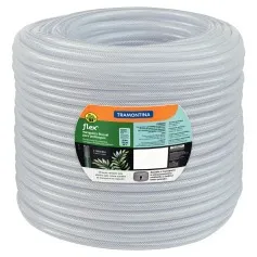 Mangueira cristal reforçada para jardim de 3/4