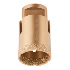 Serra copo diamantada 32 mm para esmerilhadeira rosca  M14