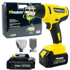 Soprador trmico a bateria 21V com acessrios e 2 Baterias - 07505