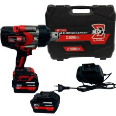 Chave de impacto a bateria 21V encaixe 1 Chave de impacto a bateria 21V encaixe 1