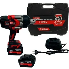 Chave de impacto a bateria 21V encaixe 1