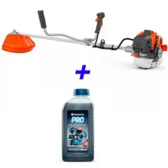 Kit Roçadeira lateral a gasolina 1,2 hp 131R + Óleo para motor motosserra e roçadeira 500 ml PRO