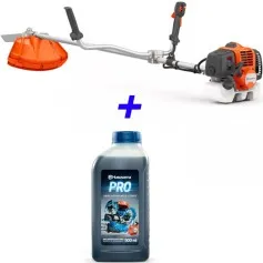 Kit Roçadeira lateral a gasolina 1,3 hp 331R + Óleo lubrificante para motor PRO