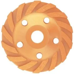 Rebolo diamantado 125 mm segmentado turbo