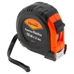 Trena emborrachada com fita de aço 25 mm x 10 m com trava 