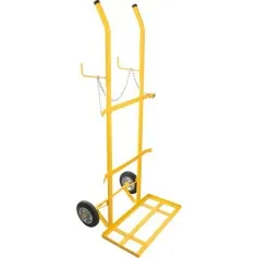 Carro para transporte de oxigênio e acetileno capacidade para 2 cilindros