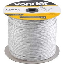 Corda multifilamento trançada 8 mm rolo com 228 metros Corda multifilamento trançada 8 mm rolo com 228 metros