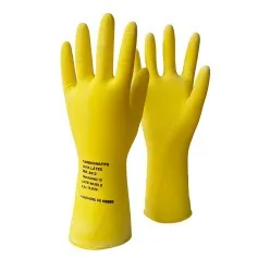 Luva de látex flocada 30 cm