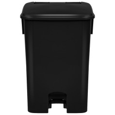 Cesto coletor de lixo com pedal 100 litros com rodas - CP11PR