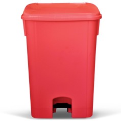 Cesto coletor de lixo com pedal 100 litros sem rodas