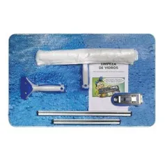 Mini kit de limpeza de vidros com 4 peças - KT900