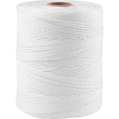 Corda multifilamento 2,0 mm branca rolo com 408 metros Corda multifilamento 2,0 mm branca rolo com 408 metros