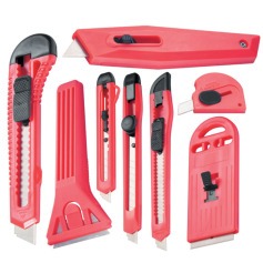 Jogo de estiletes e raspadores 8 peças - 789919 Jogo de estiletes e raspadores 8 peças - 789919