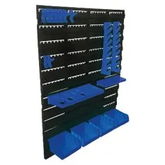 Painel para ferramentas com gavetas e ganchos 18 peças - 0699990041