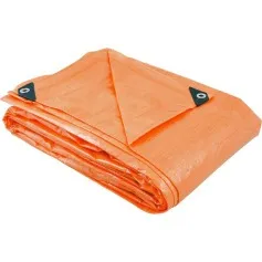 Lona de polietileno laranja 4 x 3 m