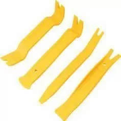 Jogo de espátulas de nylon automotivas com 4 peças