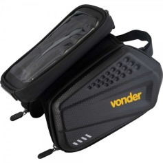 Bolsa dupla com porta-celular para bicicleta Bolsa dupla com porta-celular para bicicleta