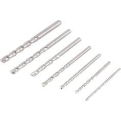 Jogo de brocas para concreto 3 a 10 mm com 7 peças Jogo de brocas para concreto 3 a 10 mm com 7 peças